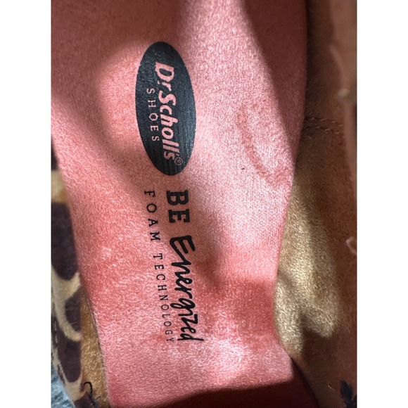 Dr. Scholls Leopard Print Espadrille Slip-On Sneakers BE Energized Foam Tan 8.5M - Picture 7 of 8